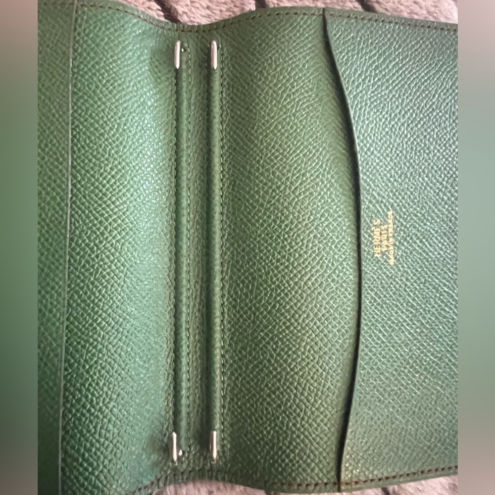 HERMES TWO-TONE LEATHER GLOBETROTTER AGENDA - Picture 5 of 9